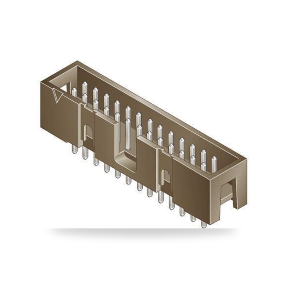 موصل وبن هيدر بوردات PCB 16 خط خطوة 2.54 طراز ريمكو للتوريدات الصناعية (Reemco Industrial)