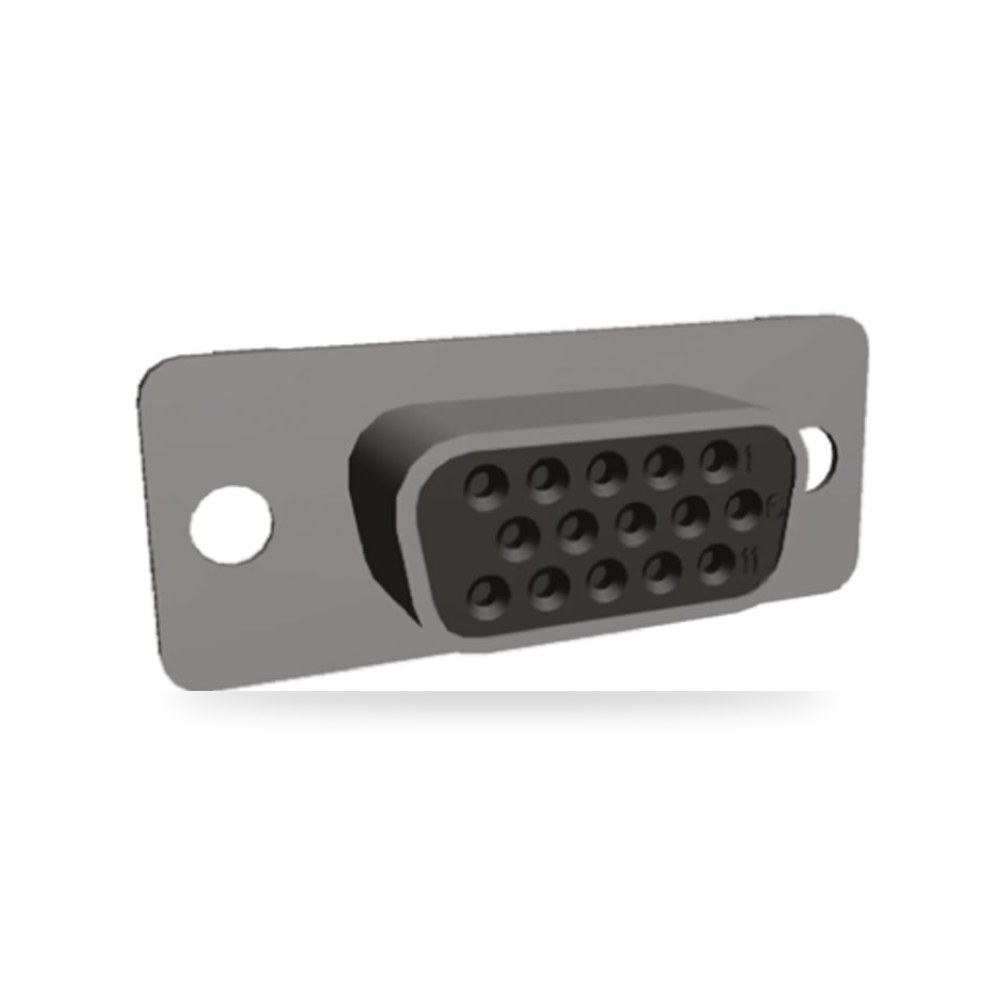 موصل D Sub لوحات تحكم 15 خط أنثى كابل طراز G ريمكو للتوريدات الصناعية (Reemco Industrial)