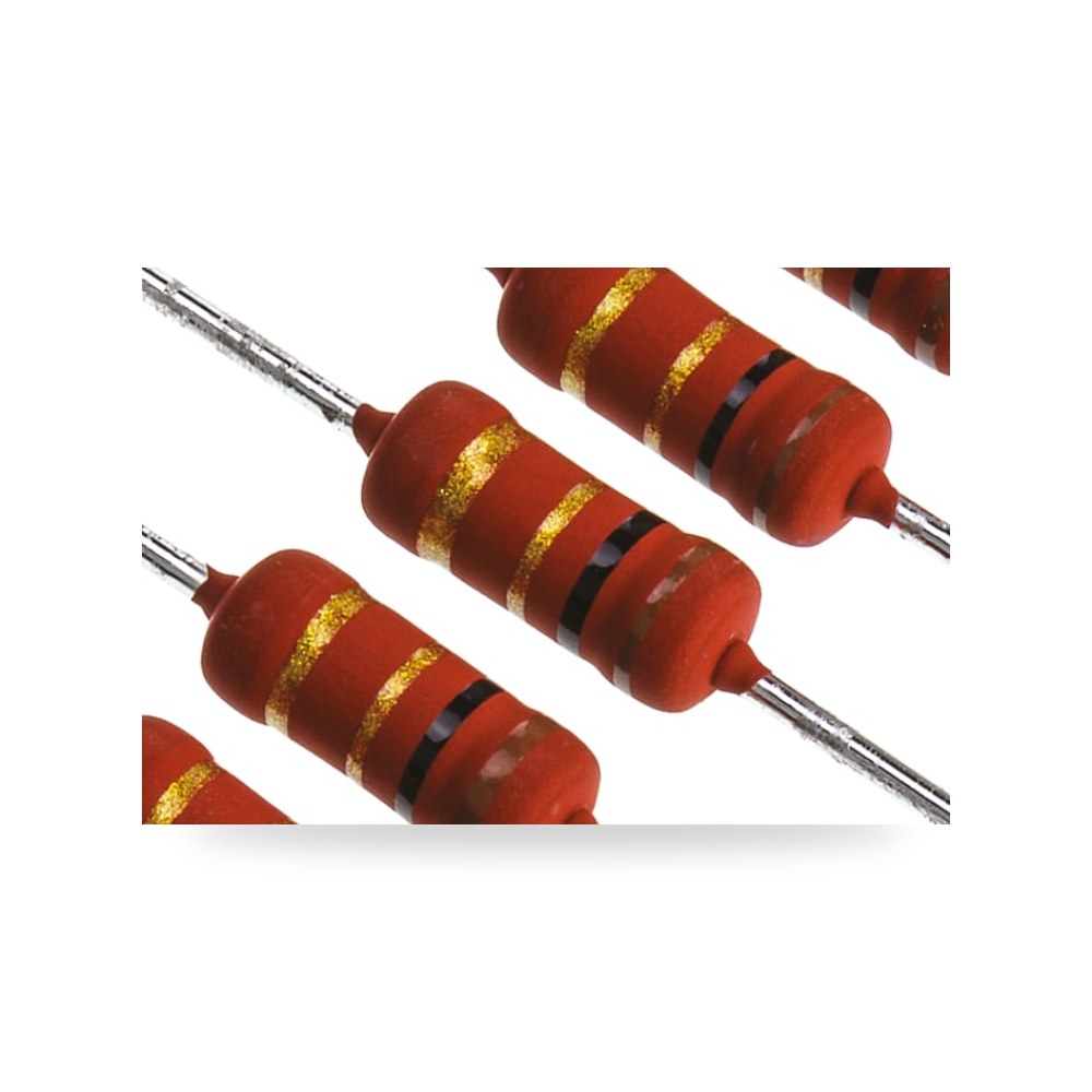 مقاومة كربونية دقيقة 1 أوم 2 طراز احترافي RS ريمكو للتوريدات الصناعية (Reemco Industrial)