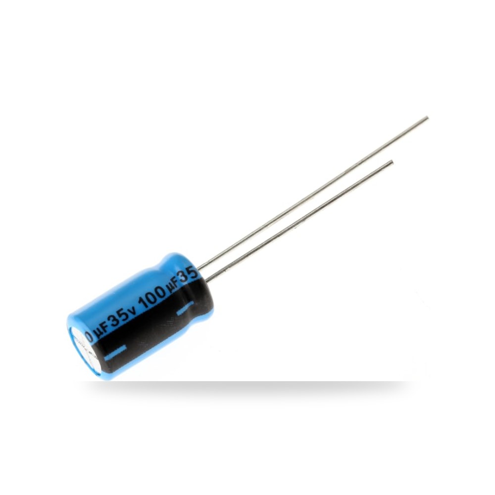مكثف ألومنيوم إلكتروليتي 100 ملي فاراد 35 ريمكو للتوريدات الصناعية (Reemco Industrial)
