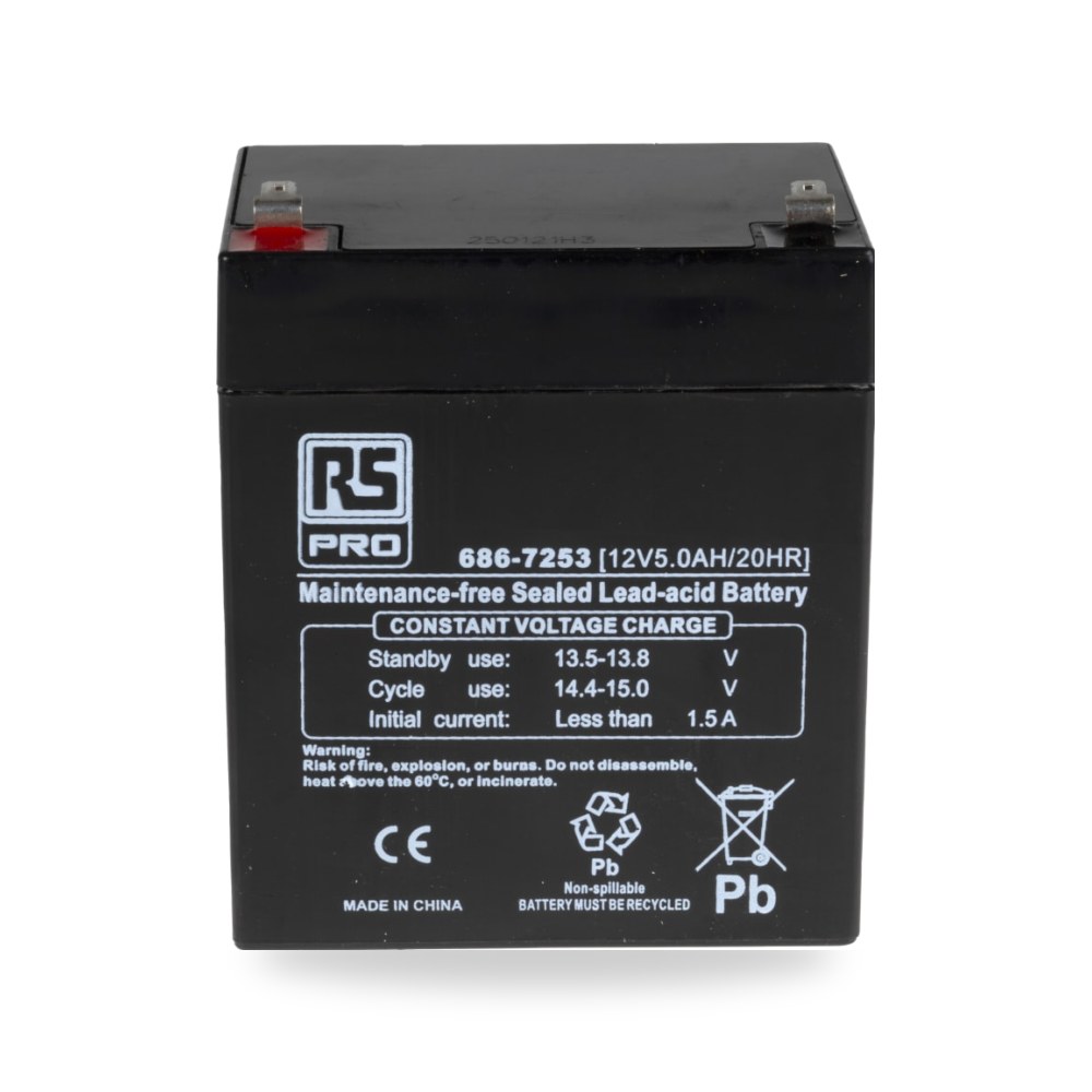 بطارية قلوية كبيرة D 1.5 فائق التحمل RS PRO ريمكو للتوريدات الصناعية (Reemco Industrial)