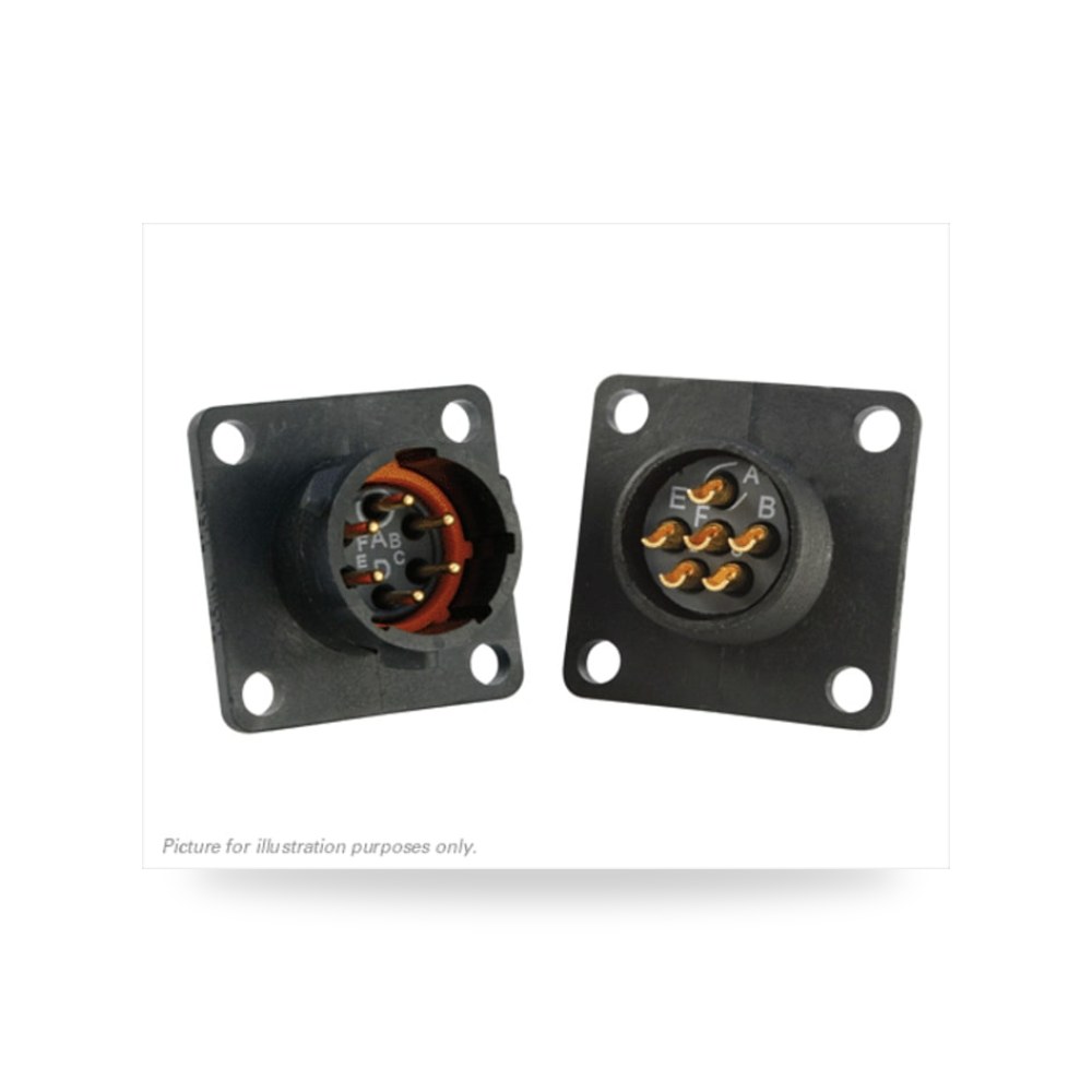 موصل دائري صناعي معتمد 6 أطراف ذكر طراز M RS ريمكو للتوريدات الصناعية (Reemco Industrial)