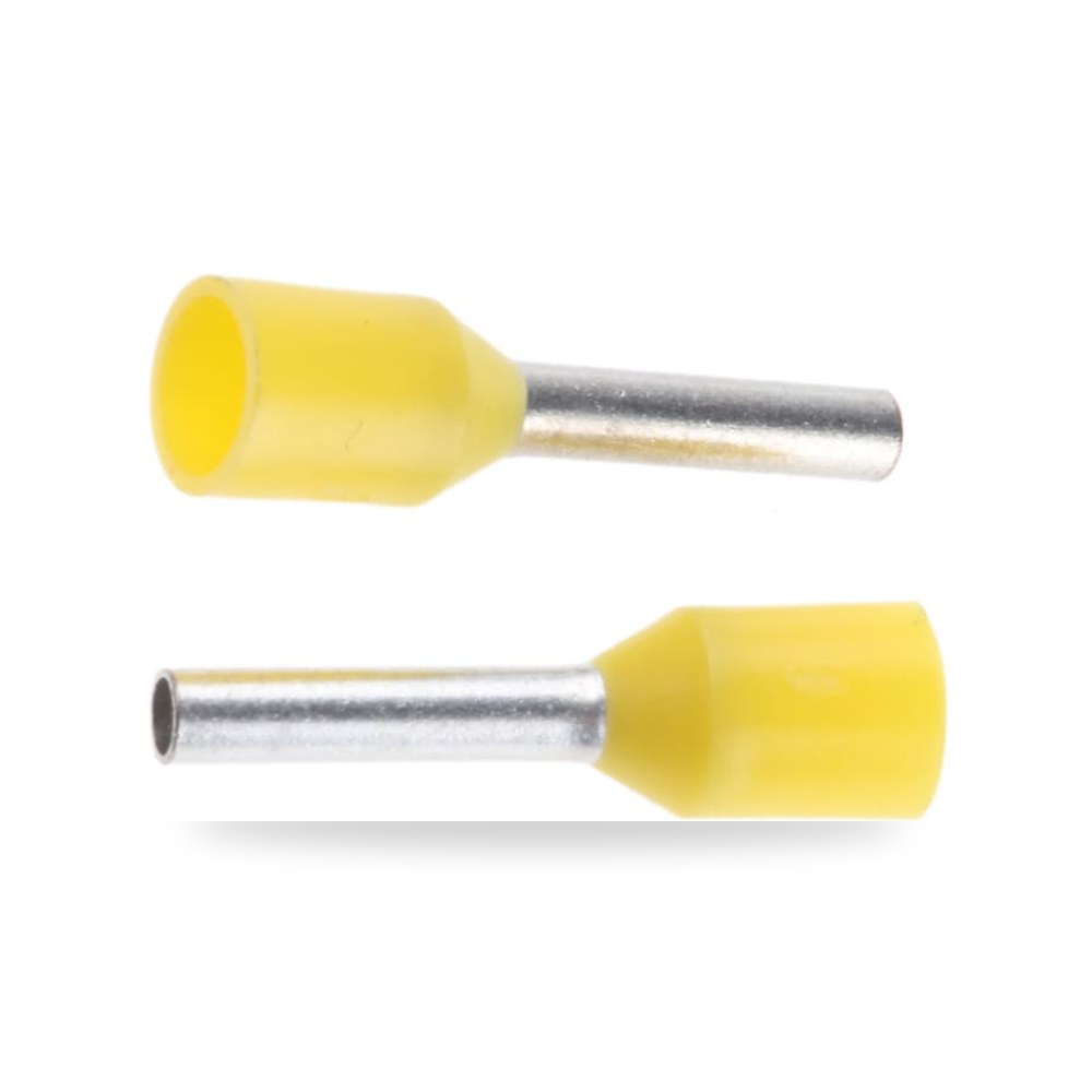 ترميل وفيرول كبس أطراف أسلاك 18 AWG أصفر شاق ريمكو للتوريدات الصناعية (Reemco Industrial)