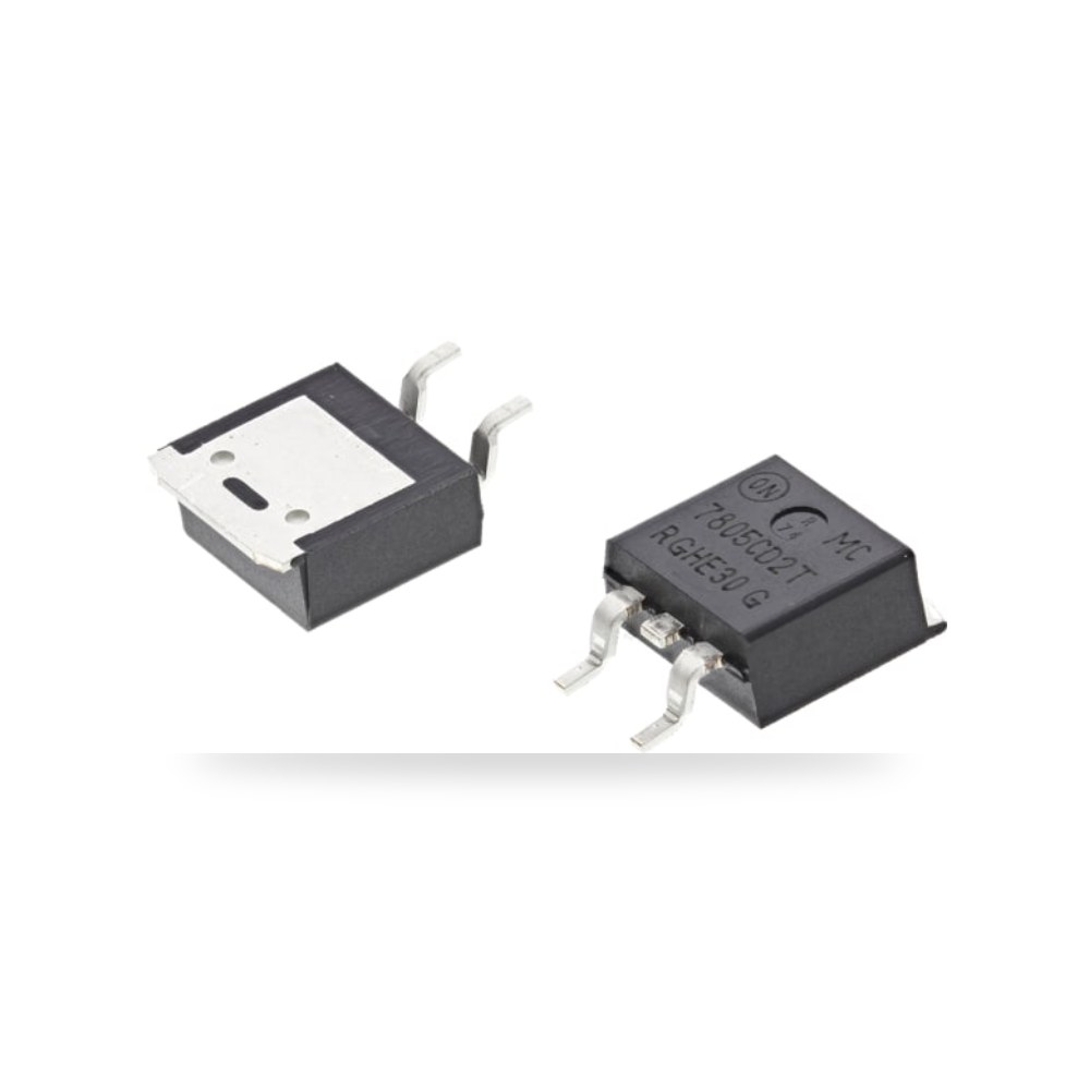 مثبت ومنظم جهد خطي MC7805CD2TR4G 35 فولت RS ريمكو للتوريدات الصناعية (Reemco Industrial)