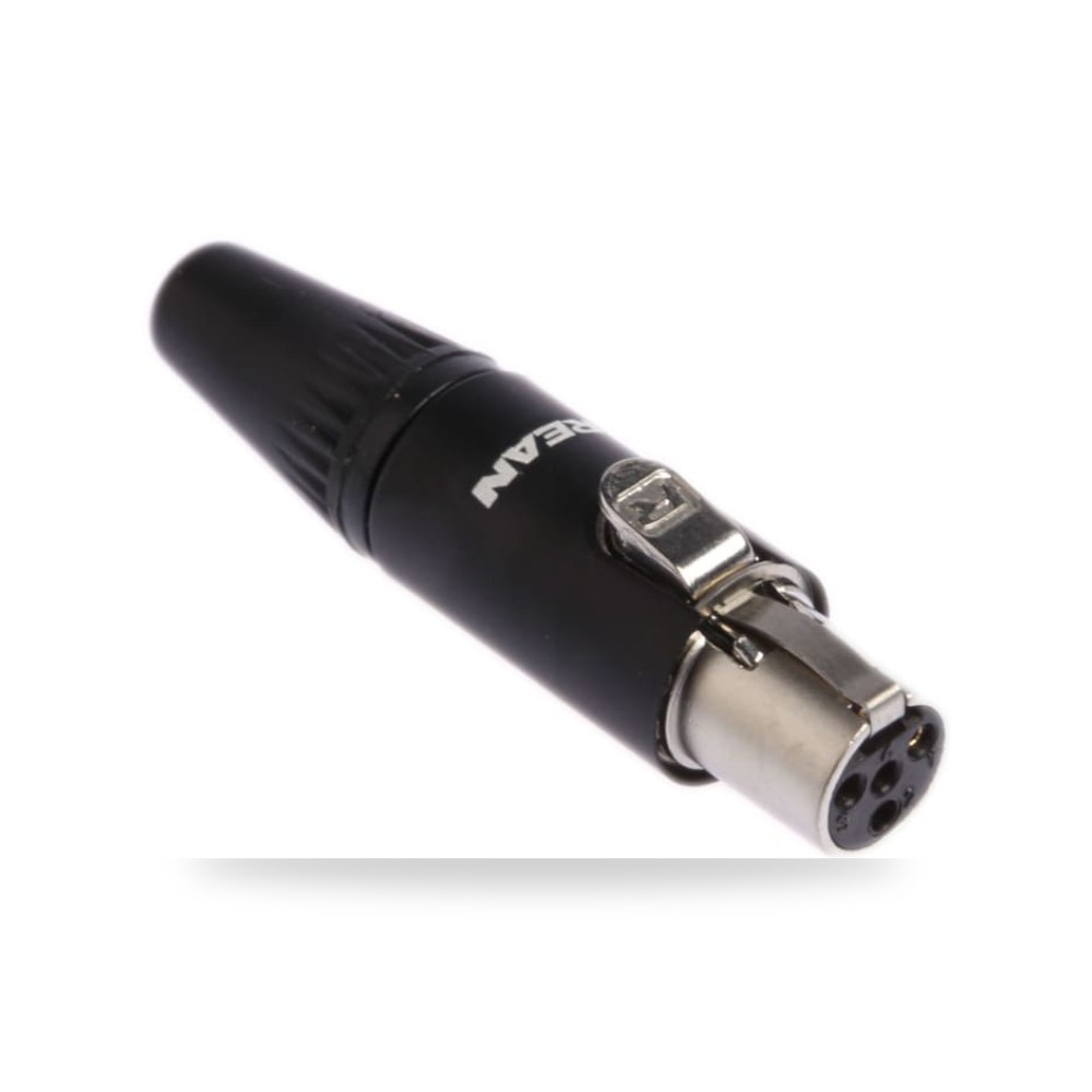 موصل إشارات وفيش XLR صوتي صناعي معتمد 4 عزل ريمكو للتوريدات الصناعية (Reemco Industrial)
