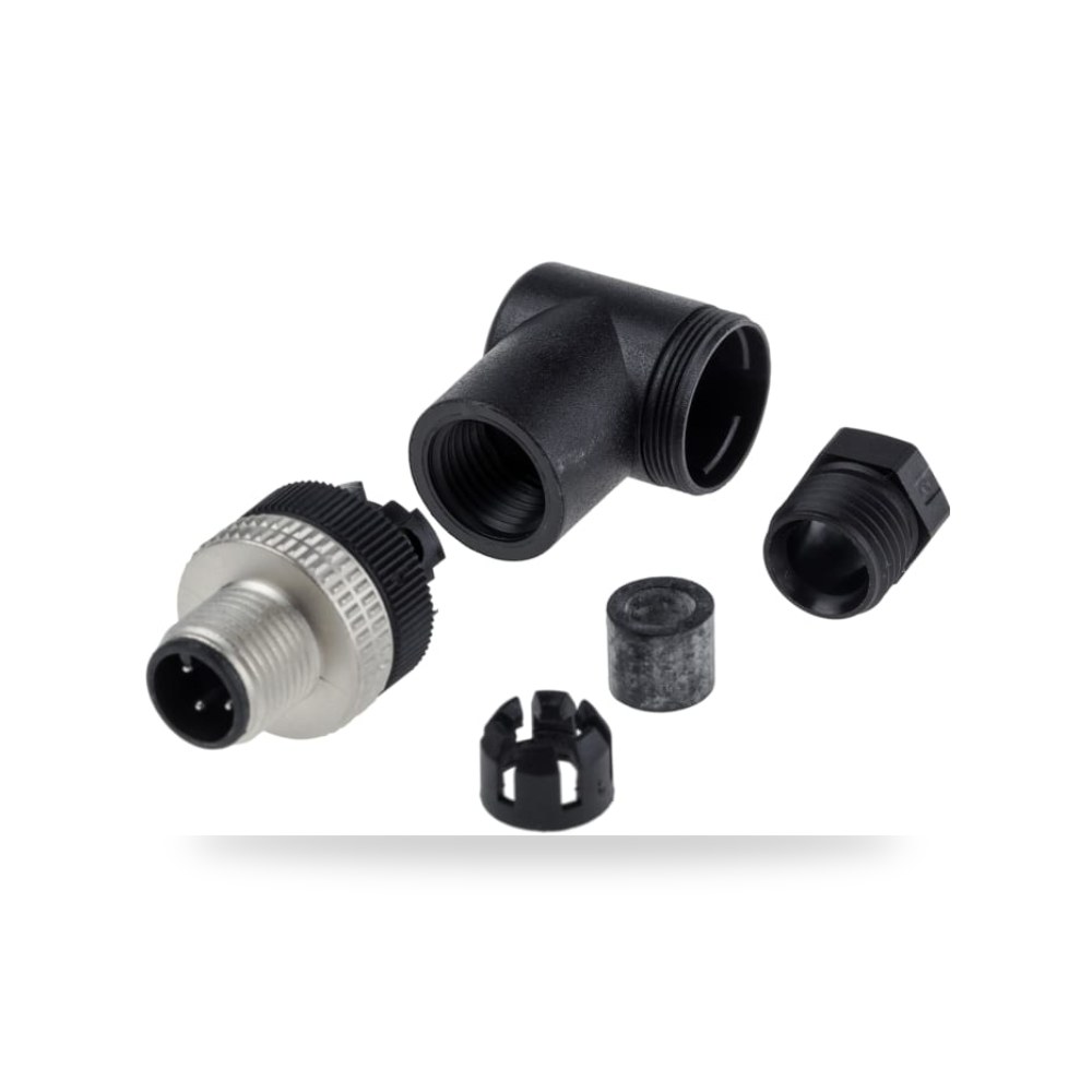 موصل دائري صناعي معتمد M12 4 طراز S RS PRO ريمكو للتوريدات الصناعية (Reemco Industrial)
