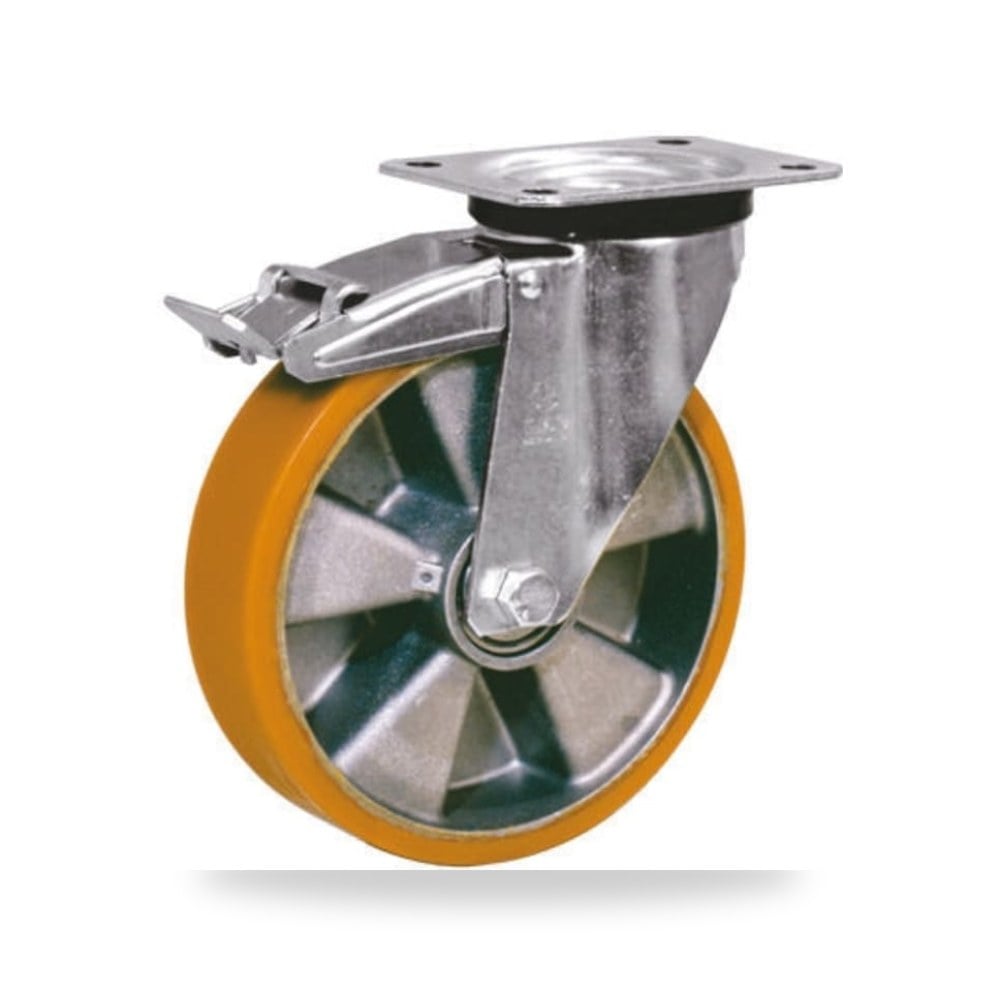 عجلة كاستور دوارة للأحمال حمولة 300 كجم طراز ريمكو للتوريدات الصناعية (Reemco Industrial)