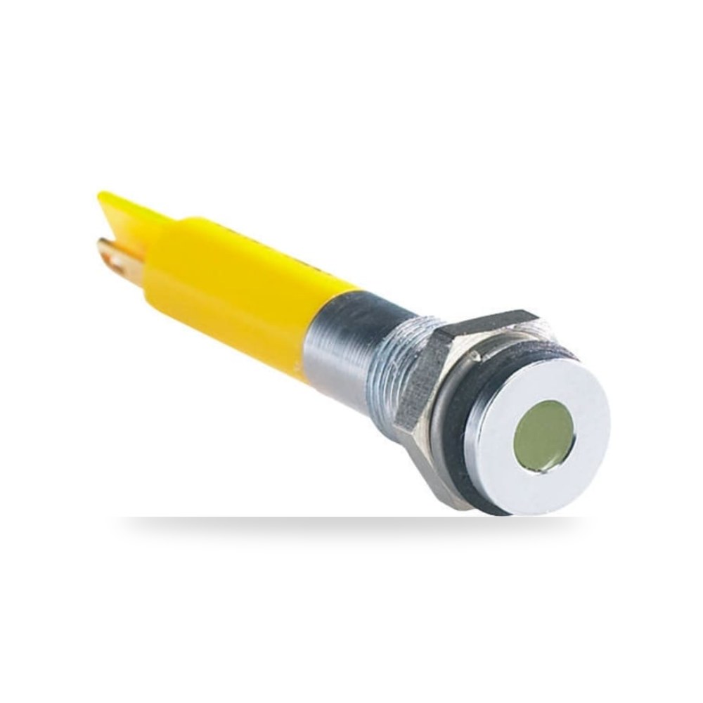 لمبة بيان وإشارة لوحات 2V DC أصفر فئة شاقة RS ريمكو للتوريدات الصناعية (Reemco Industrial)