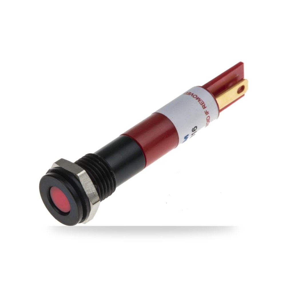 لمبة بيان وإشارة لوحات 12V DC أحمر مواصفات ريمكو للتوريدات الصناعية (Reemco Industrial)