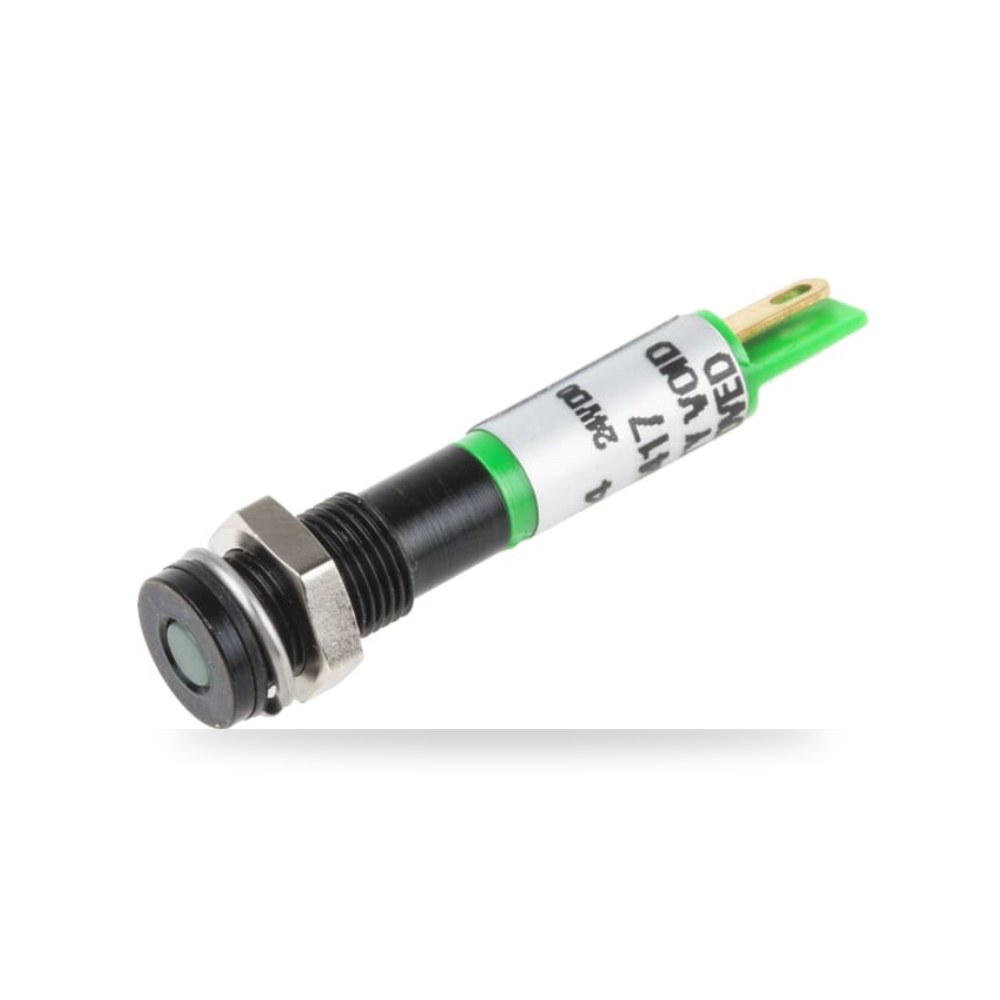 لمبة بيان وإشارة لوحات 24V DC أخضر أداء عالي ريمكو للتوريدات الصناعية (Reemco Industrial)