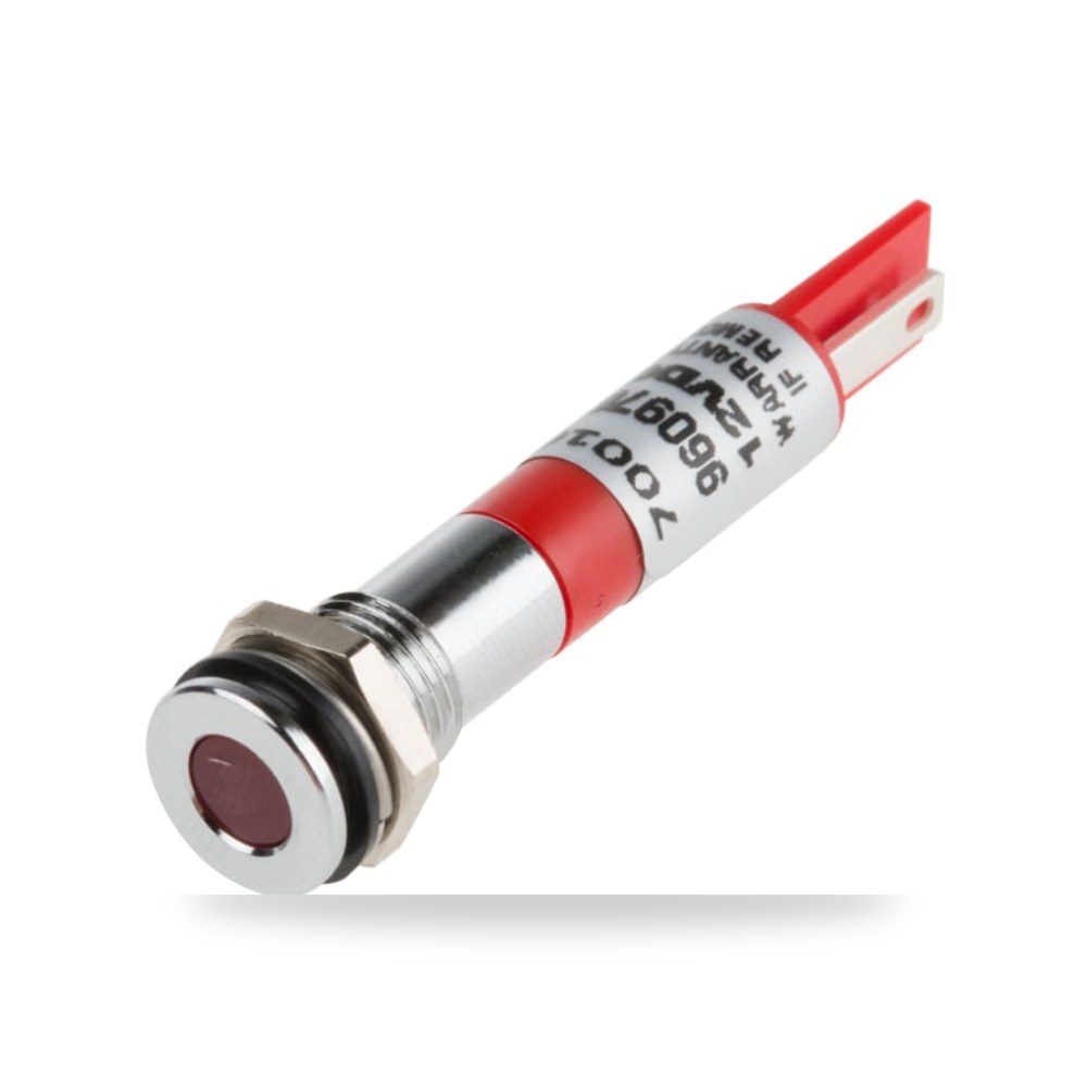 لمبة بيان وإشارة لوحات 12V DC أحمر شاق معتمد ريمكو للتوريدات الصناعية (Reemco Industrial)