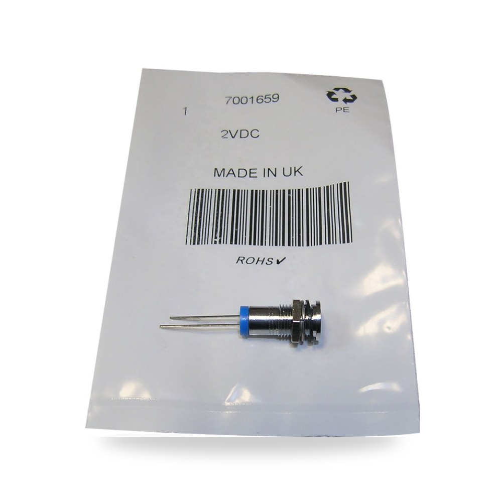 لمبة بيان وإشارة لوحات 2V DC أزرق معتمد ريمكو للتوريدات الصناعية (Reemco Industrial)