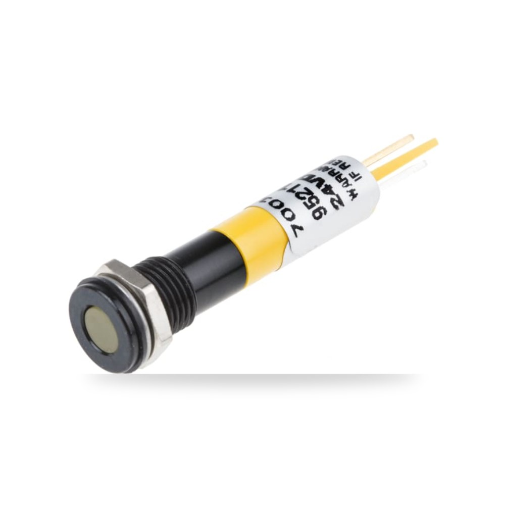 لمبة بيان وإشارة لوحات 24V DC أصفر مطابق ريمكو للتوريدات الصناعية (Reemco Industrial)