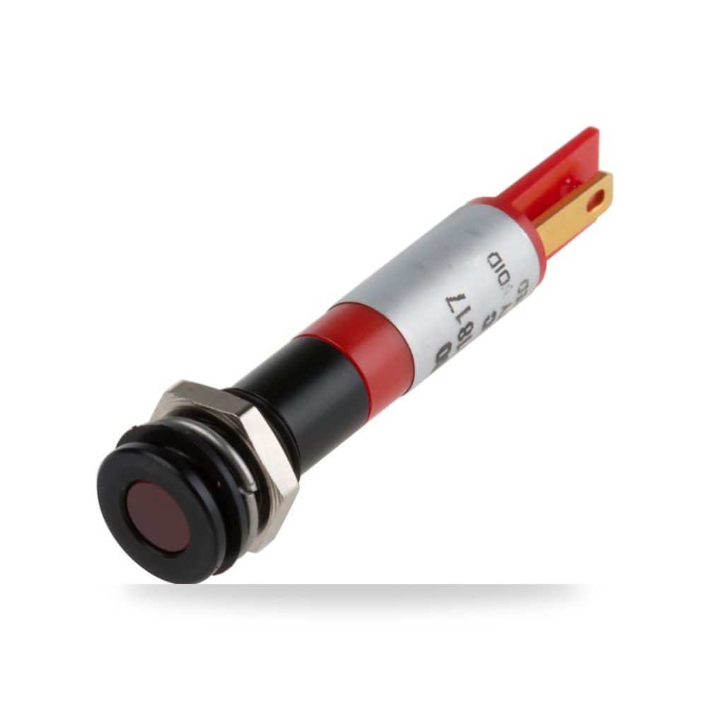 لمبة بيان وإشارة لوحات 220V AC أحمر نسخة ريمكو للتوريدات الصناعية (Reemco Industrial)