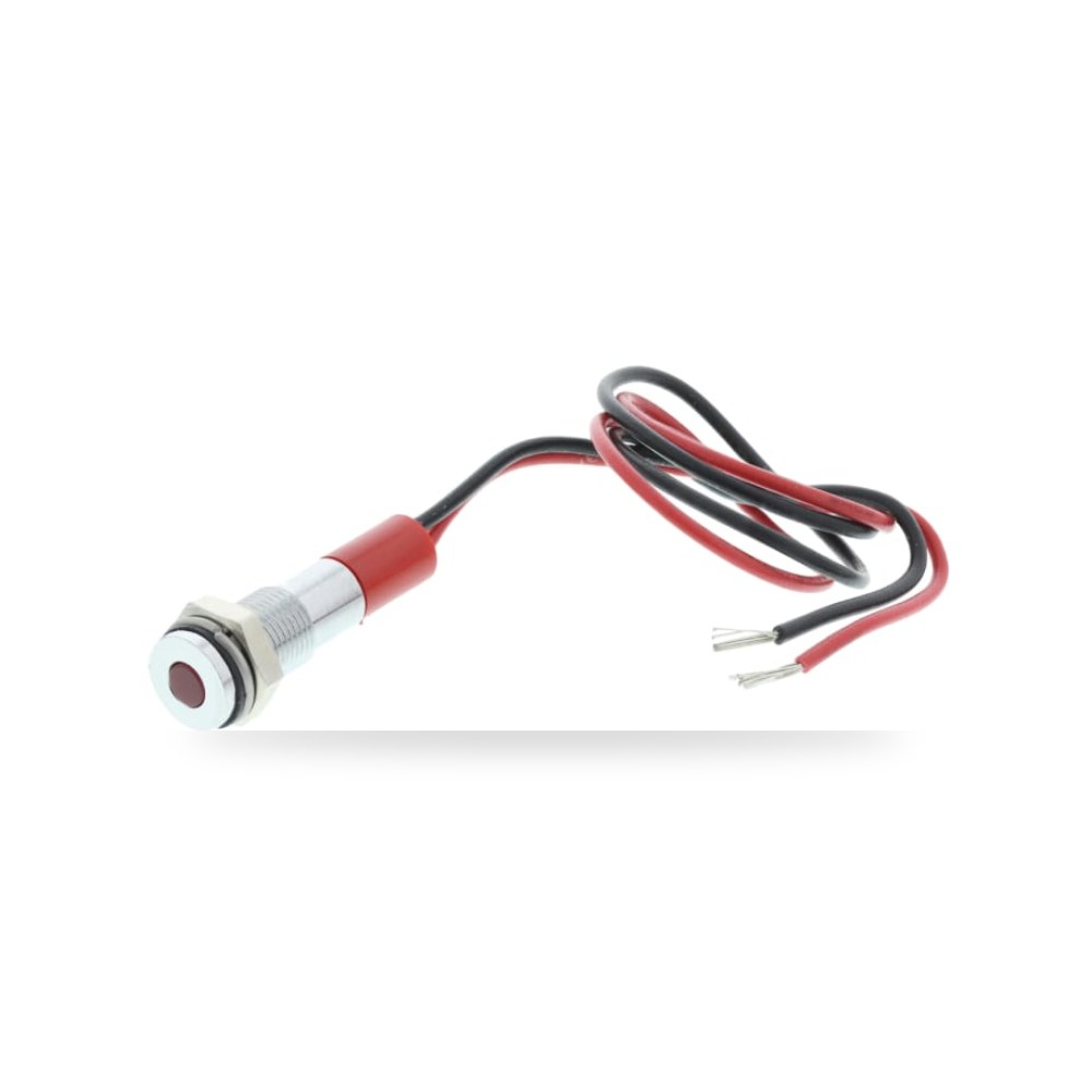 لمبة بيان وإشارة لوحات 24V DC أحمر لوحات تحكم ريمكو للتوريدات الصناعية (Reemco Industrial)