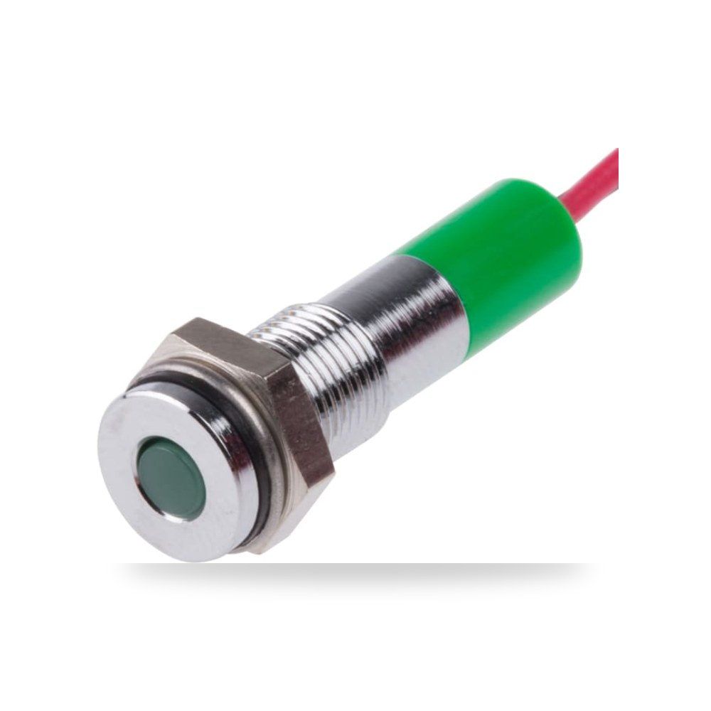 لمبة بيان وإشارة لوحات 24V DC أخضر لوحات تحكم ريمكو للتوريدات الصناعية (Reemco Industrial)