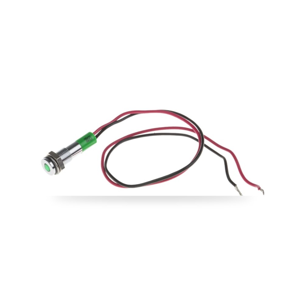 لمبة بيان وإشارة لوحات 12V DC أخضر أصلي معتمد ريمكو للتوريدات الصناعية (Reemco Industrial)