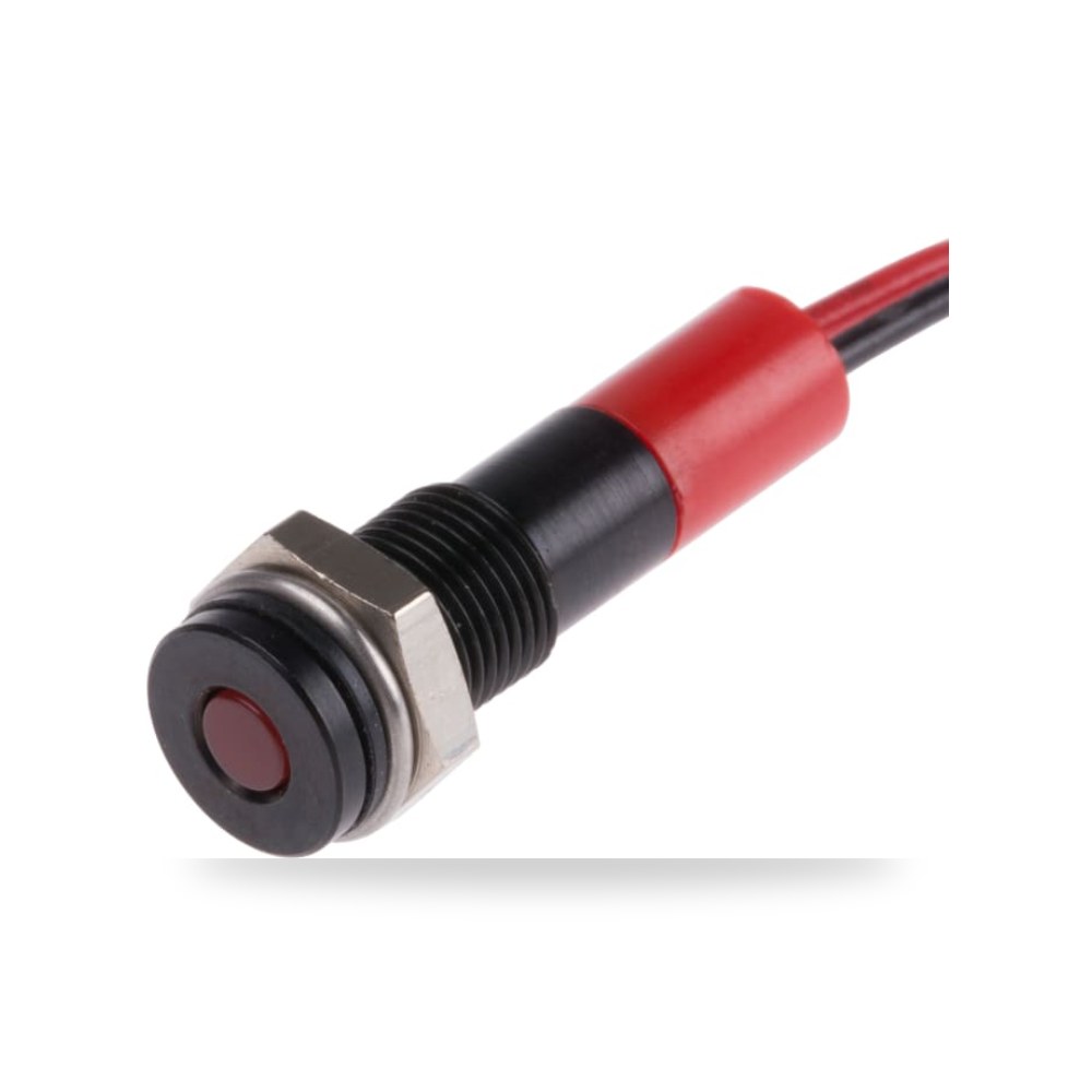 لمبة بيان وإشارة لوحات 12V DC أحمر أصلي معتمد ريمكو للتوريدات الصناعية (Reemco Industrial)