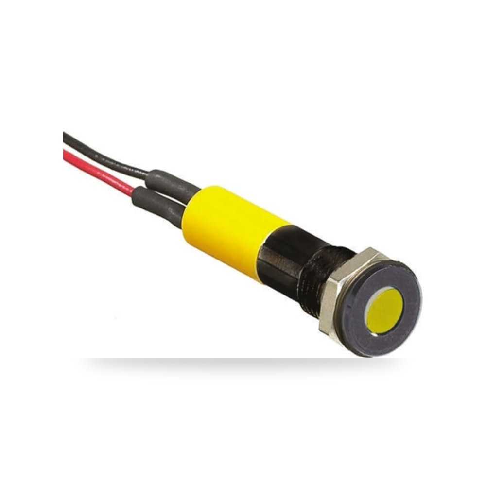 لمبة بيان وإشارة لوحات 2V DC أصفر تجهيز معتمد ريمكو للتوريدات الصناعية (Reemco Industrial)