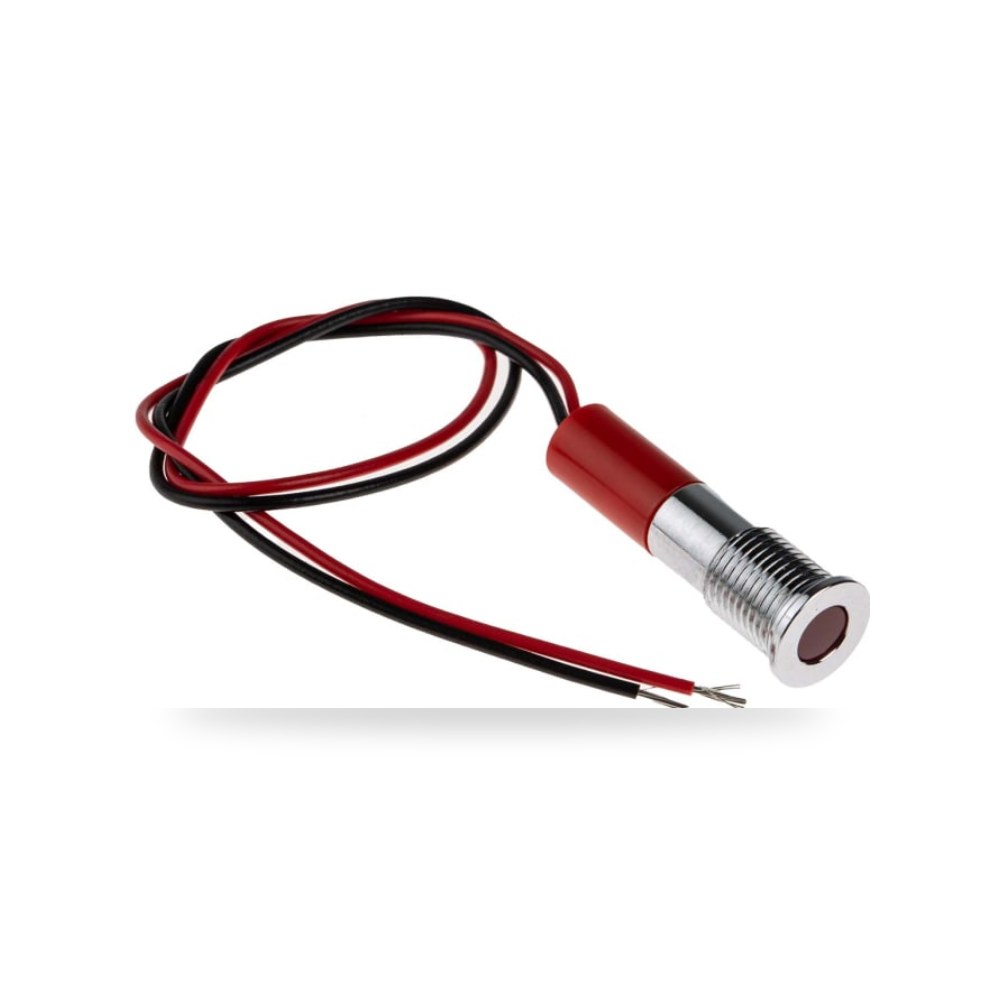 لمبة بيان وإشارة لوحات 24V DC أحمر فائق ريمكو للتوريدات الصناعية (Reemco Industrial)