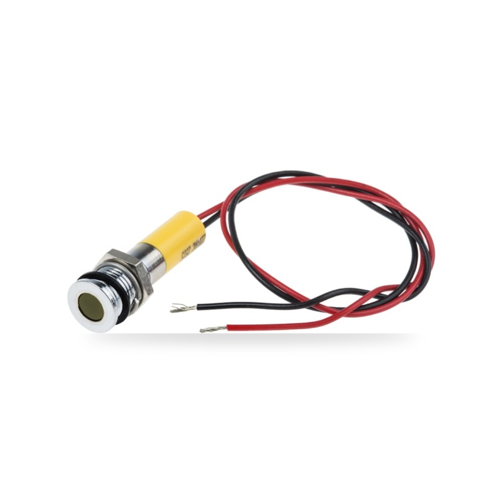 لمبة بيان وإشارة لوحات 220V AC أصفر طراز ريمكو للتوريدات الصناعية (Reemco Industrial)