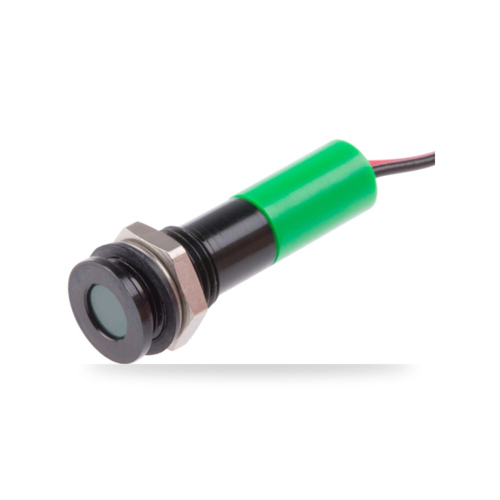 لمبة بيان وإشارة لوحات 12V DC أخضر تقنية ريمكو للتوريدات الصناعية (Reemco Industrial) موديل