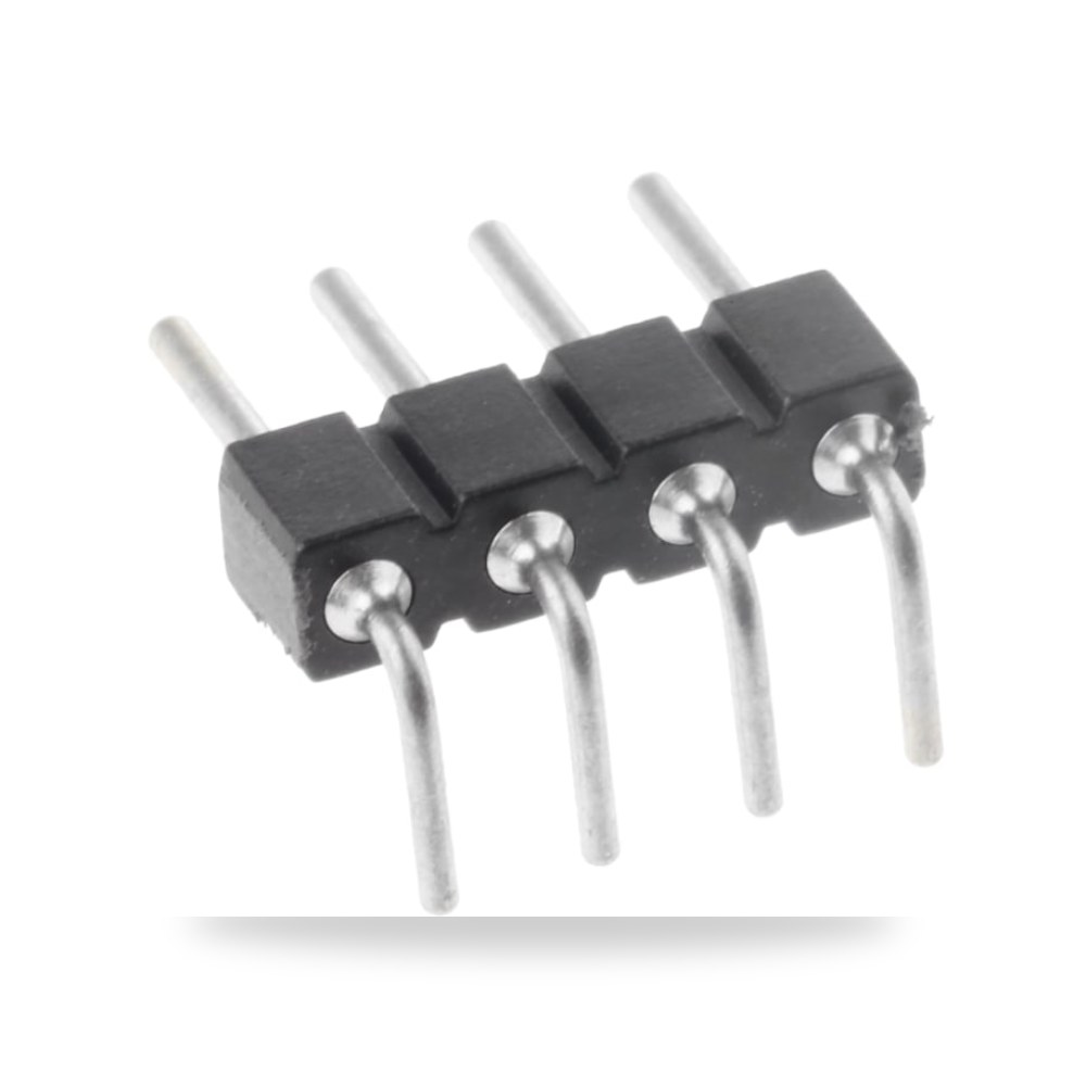 موصل وبن هيدر بوردات PCB 4 خط خطوة 2.54 مم ريمكو للتوريدات الصناعية (Reemco Industrial)