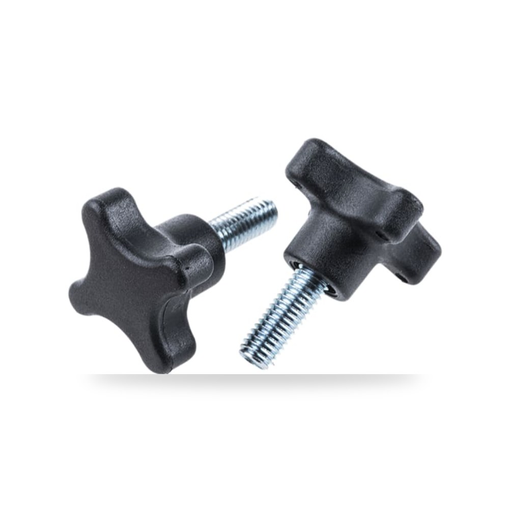 مقبض ربط يدوي نجمي M8 بلاستيك عالي الدقة RS ريمكو للتوريدات الصناعية (Reemco Industrial)