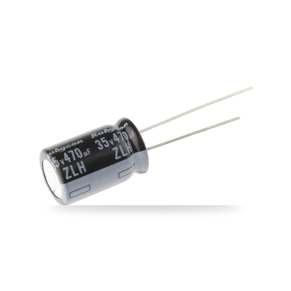 مكثف ألومنيوم إلكتروليتي 470 طراز Y RS PRO ريمكو للتوريدات الصناعية (Reemco Industrial)