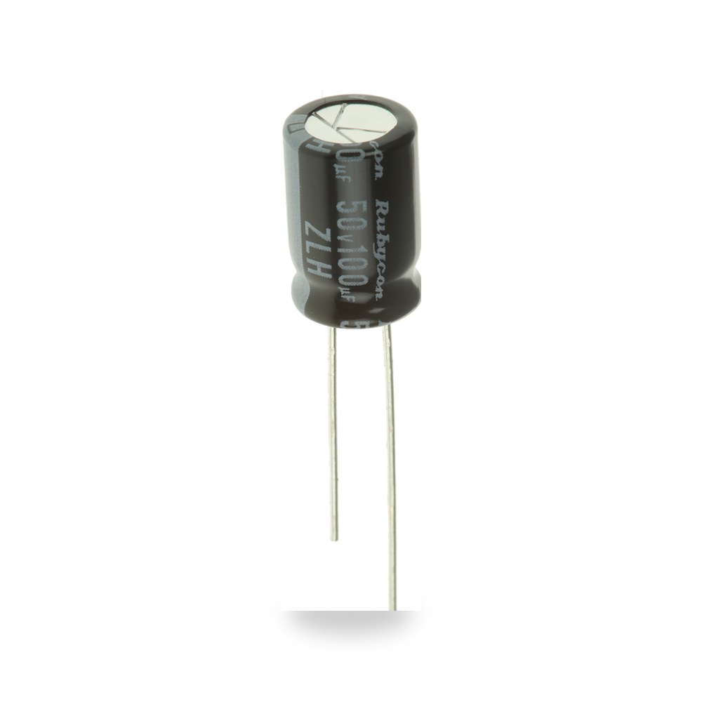 مكثف ألومنيوم إلكتروليتي 100 طراز S RS PRO ريمكو للتوريدات الصناعية (Reemco Industrial)