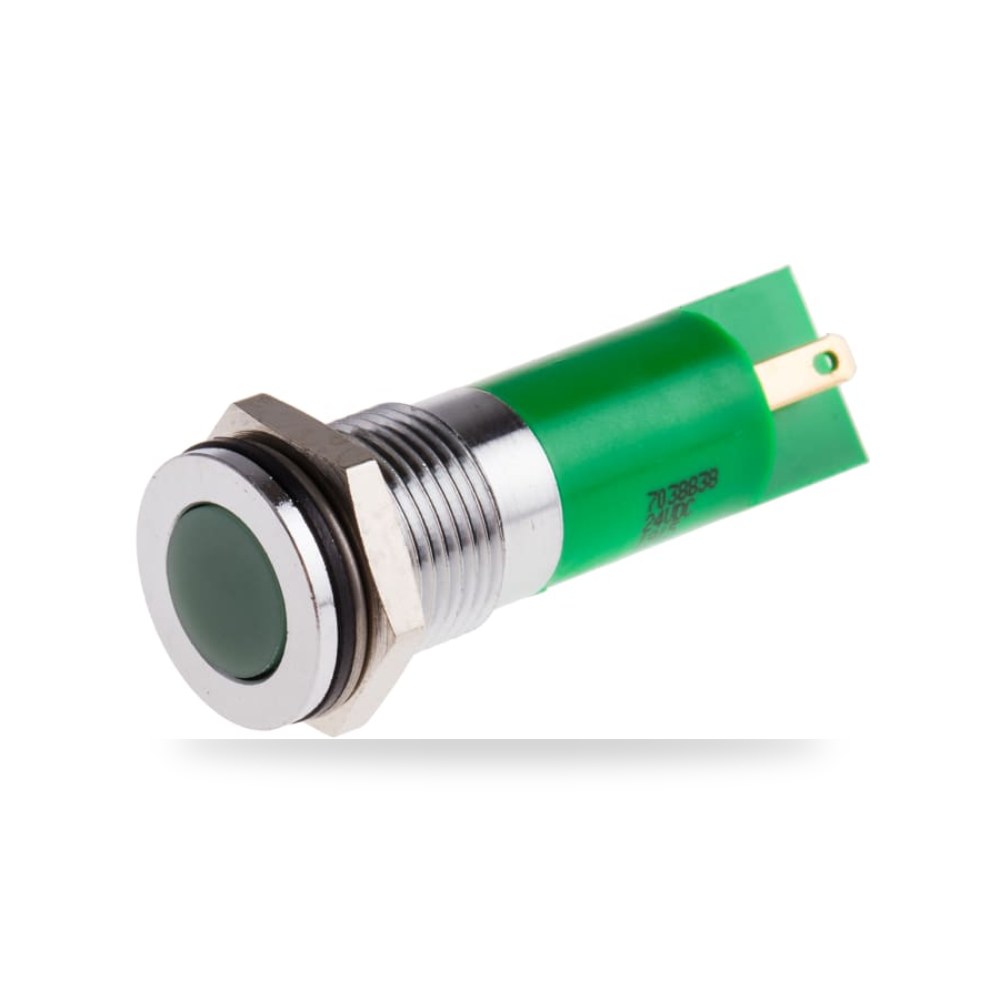 لمبة بيان وإشارة لوحات 24V DC أخضر عزل متطور ريمكو للتوريدات الصناعية (Reemco Industrial)