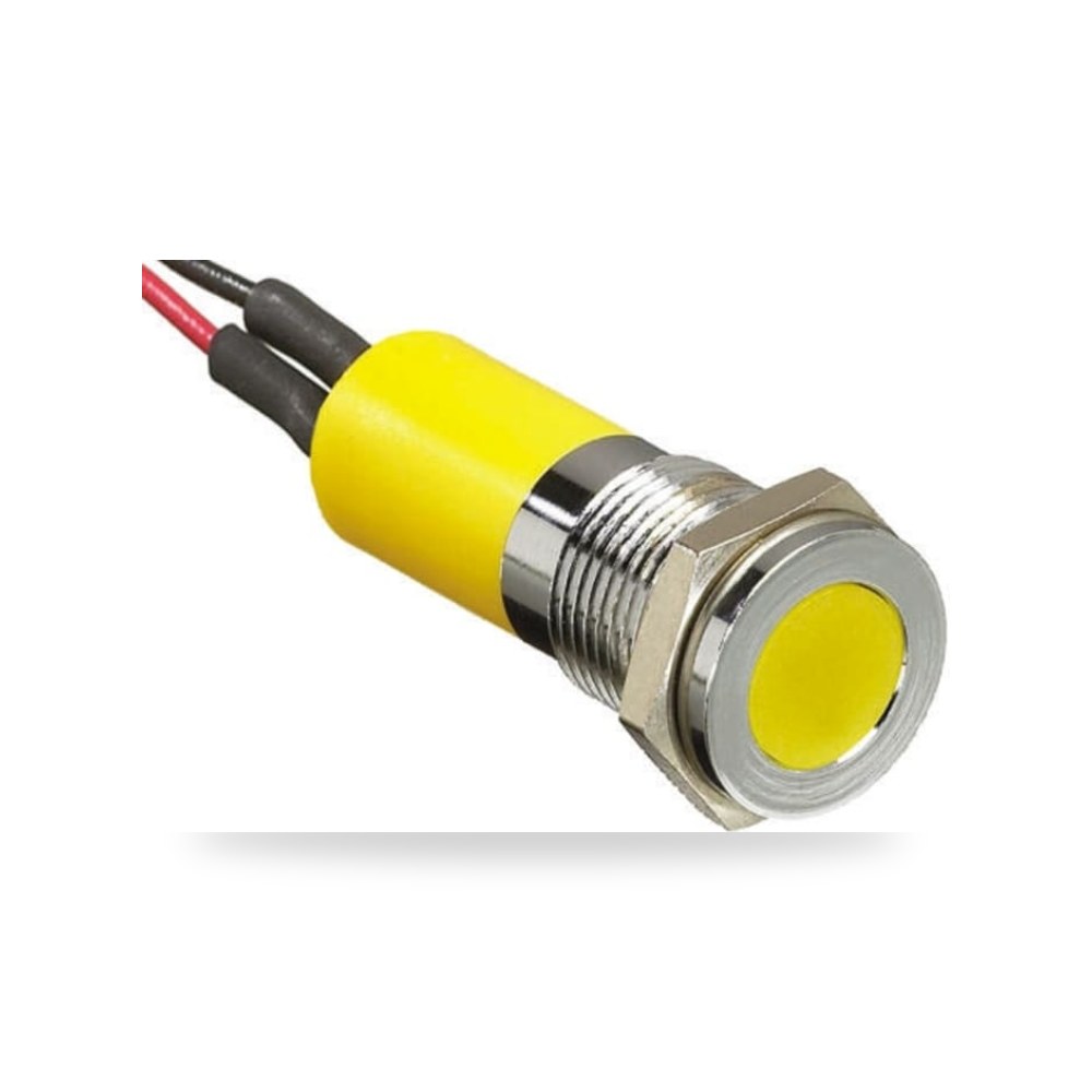 لمبة بيان وإشارة لوحات 12V DC أصفر أداء عالي ريمكو للتوريدات الصناعية (Reemco Industrial)