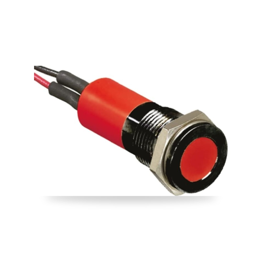 لمبة بيان وإشارة لوحات 12V DC أحمر مطابق ريمكو للتوريدات الصناعية (Reemco Industrial) موديل