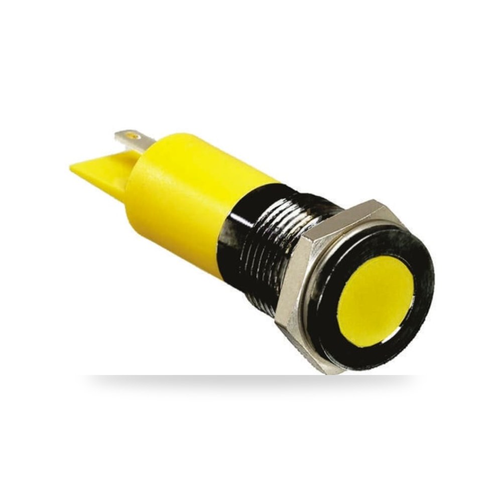 لمبة بيان وإشارة لوحات 12V DC أصفر مطابق ريمكو للتوريدات الصناعية (Reemco Industrial) موديل
