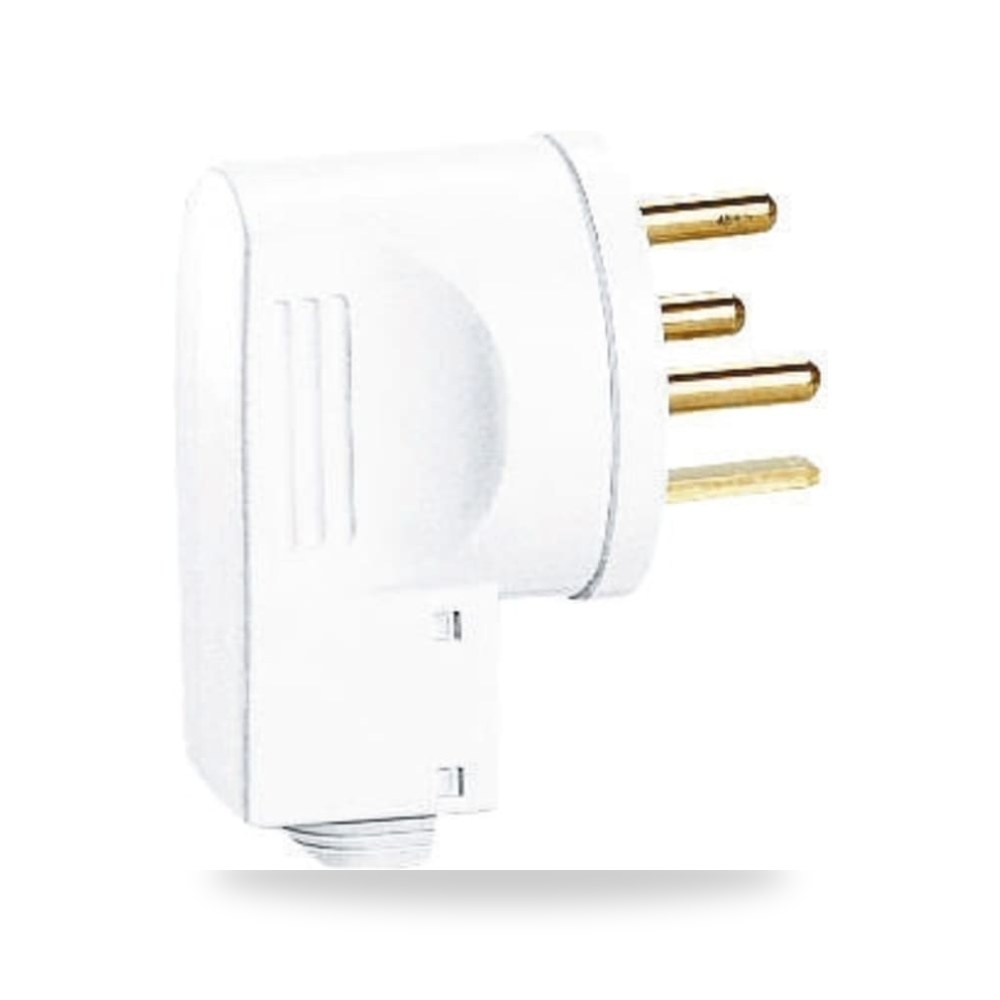 قابس وفيش كهربائي بريطاني ثلاثي UK 20A أبيض ريمكو للتوريدات الصناعية (Reemco Industrial)