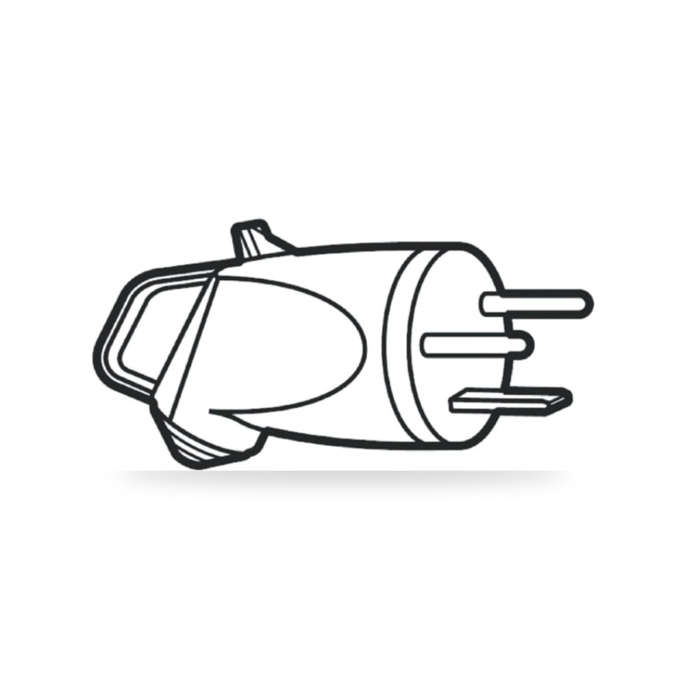قابس وفيش كهربائي بريطاني ثلاثي UK 32A صناعي ريمكو للتوريدات الصناعية (Reemco Industrial)