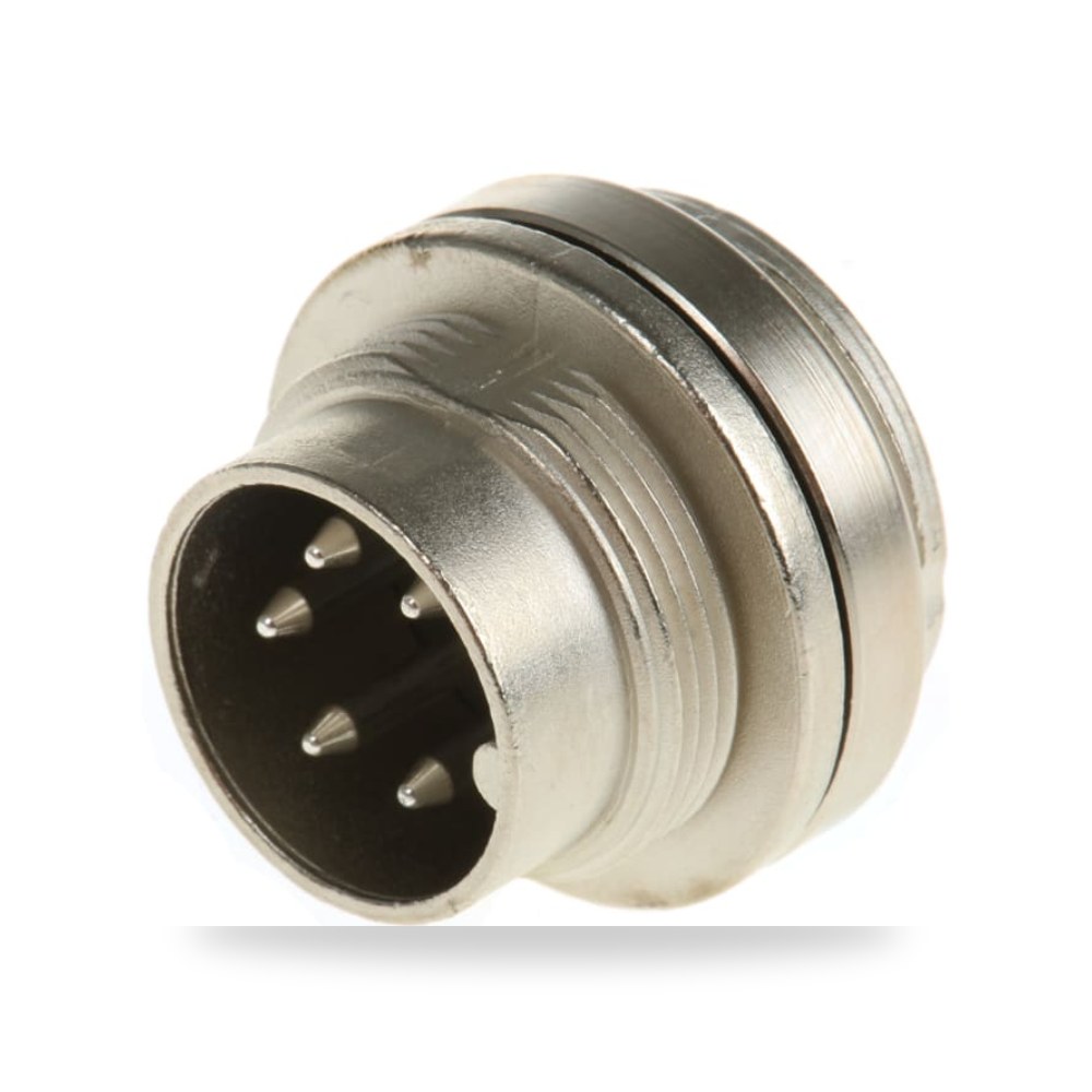 موصل دائري صناعي معتمد M16 5 أطراف لوحات ذكر ريمكو للتوريدات الصناعية (Reemco Industrial)