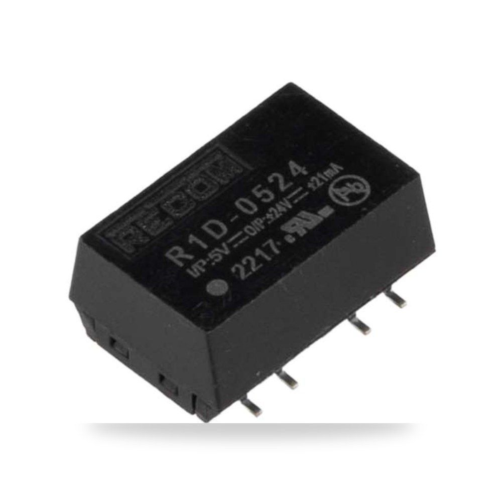 محول جهد DC DC 24 فولت 1 واط صناعي للمنشآت ريمكو للتوريدات الصناعية (Reemco Industrial)