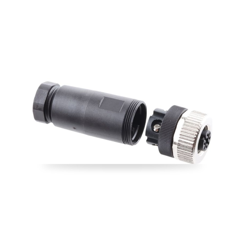 موصل دائري صناعي M12 4 أطراف كفاءة تشغيلية RS ريمكو للتوريدات الصناعية (Reemco Industrial)