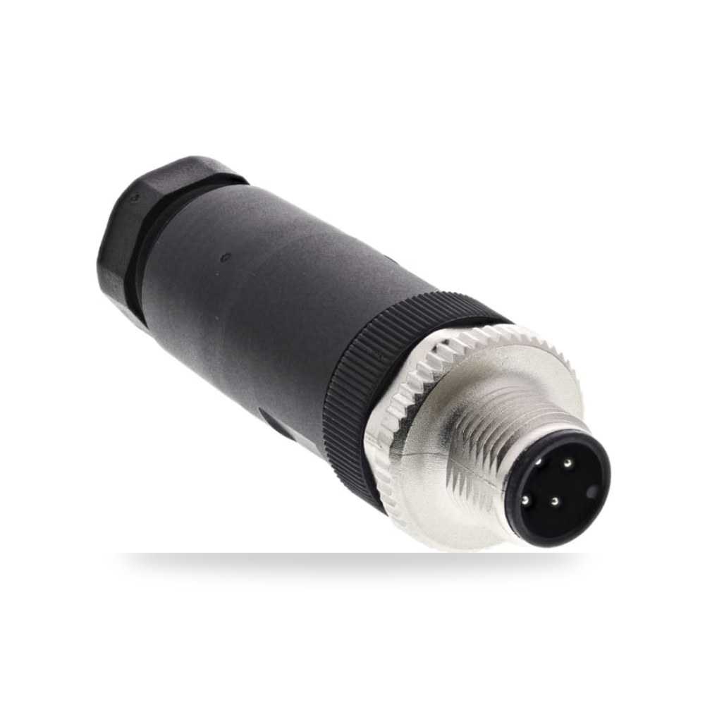 موصل دائري صناعي معتمد M12 4 أطراف كابل طراز ريمكو للتوريدات الصناعية (Reemco Industrial)
