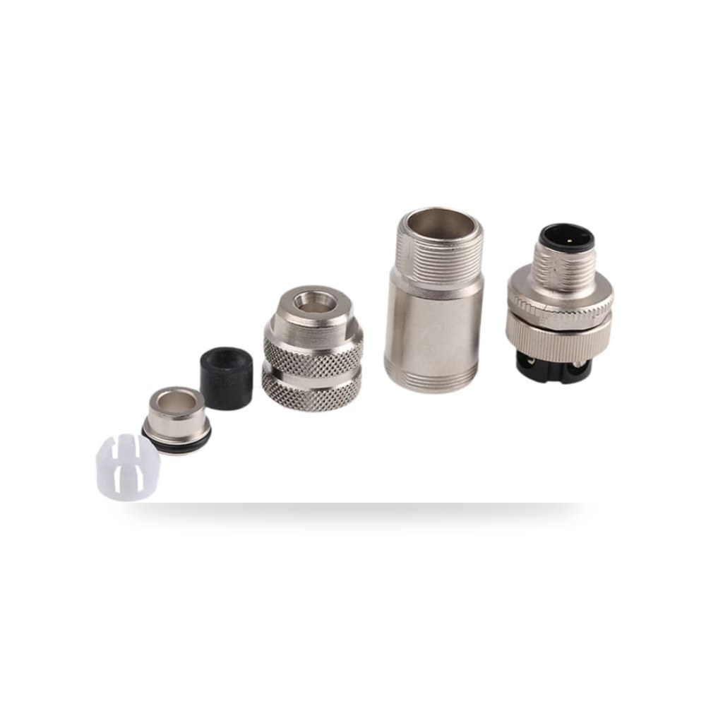 موصل دائري صناعي معتمد M12 4 أطراف طراز V RS ريمكو للتوريدات الصناعية (Reemco Industrial)