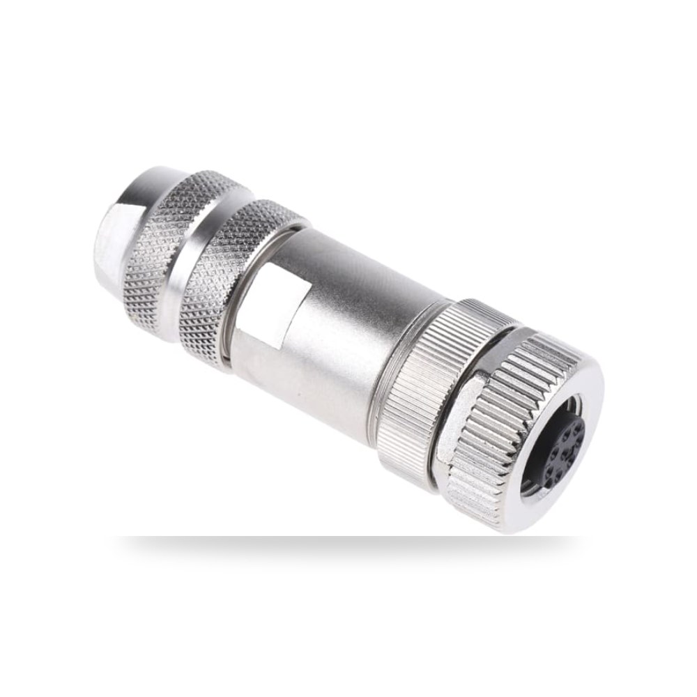 موصل دائري صناعي M12 8 أطراف عالي الدقة RS ريمكو للتوريدات الصناعية (Reemco Industrial)
