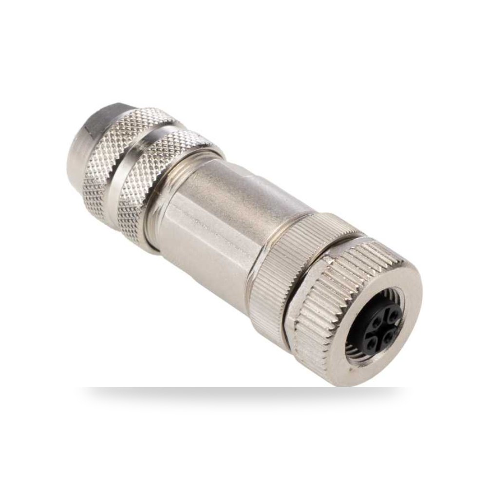 موصل دائري صناعي M12 4 أطراف مقاوم للظروف ريمكو للتوريدات الصناعية (Reemco Industrial)