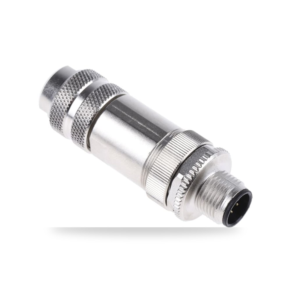 موصل دائري صناعي معتمد M12 8 أطراف طراز مميز ريمكو للتوريدات الصناعية (Reemco Industrial)