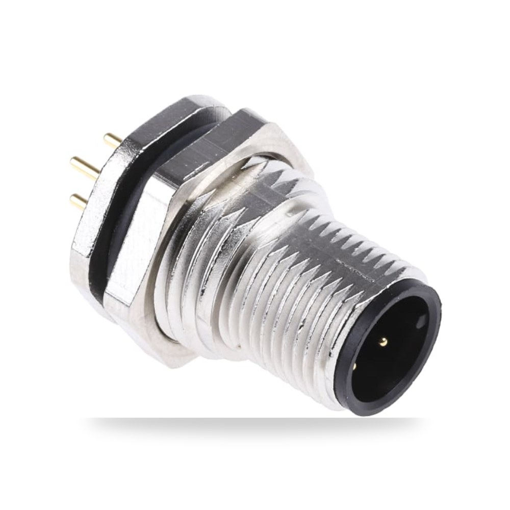موصل دائري صناعي معتمد M12 4 أطراف لوحات طراز ريمكو للتوريدات الصناعية (Reemco Industrial)