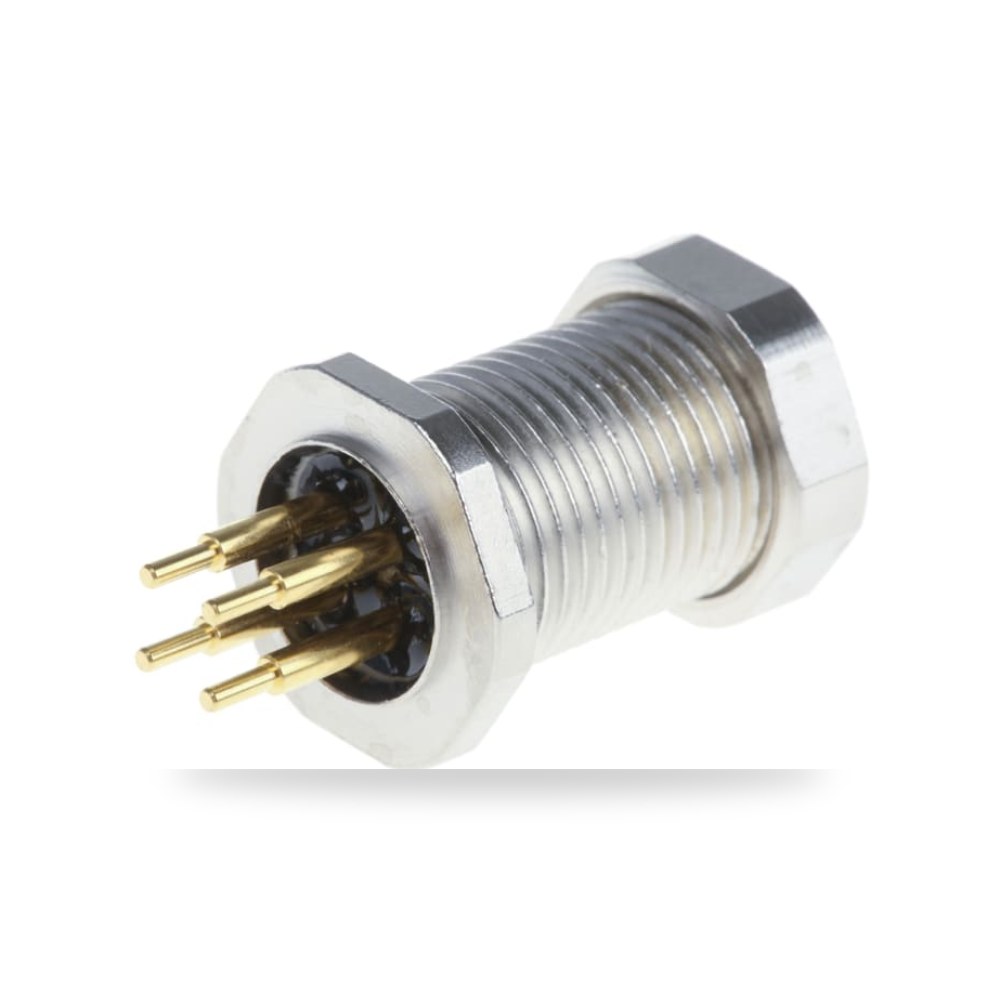 موصل دائري صناعي معتمد M12 4 أطراف لوحات طراز ريمكو للتوريدات الصناعية (Reemco Industrial)