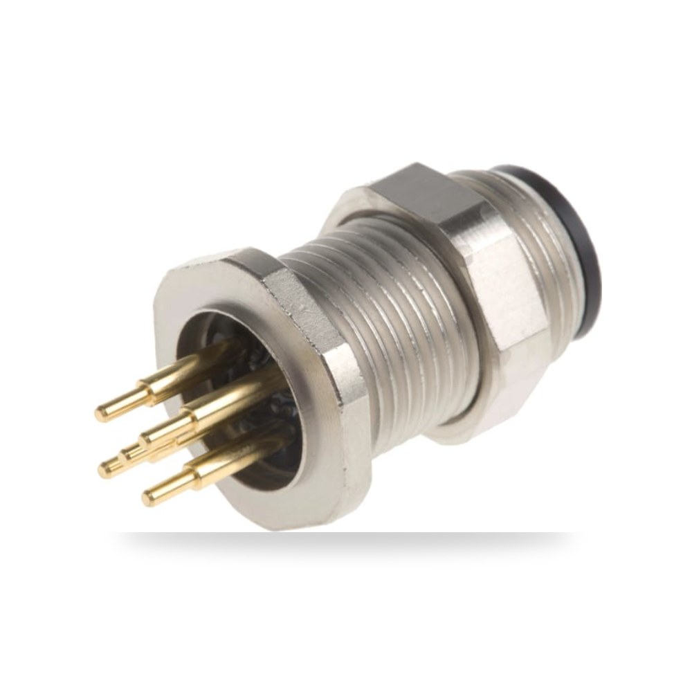 موصل دائري صناعي معتمد M12 5 أطراف لوحات طراز ريمكو للتوريدات الصناعية (Reemco Industrial)
