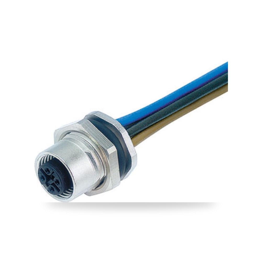 كابل توصيل حساسات ومشغلات M12 8 أطراف طراز P ريمكو للتوريدات الصناعية (Reemco Industrial)
