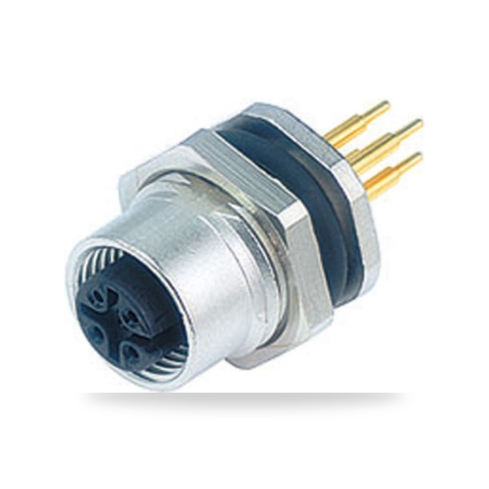 موصل دائري صناعي معتمد M12 5 أطراف طراز S RS ريمكو للتوريدات الصناعية (Reemco Industrial)