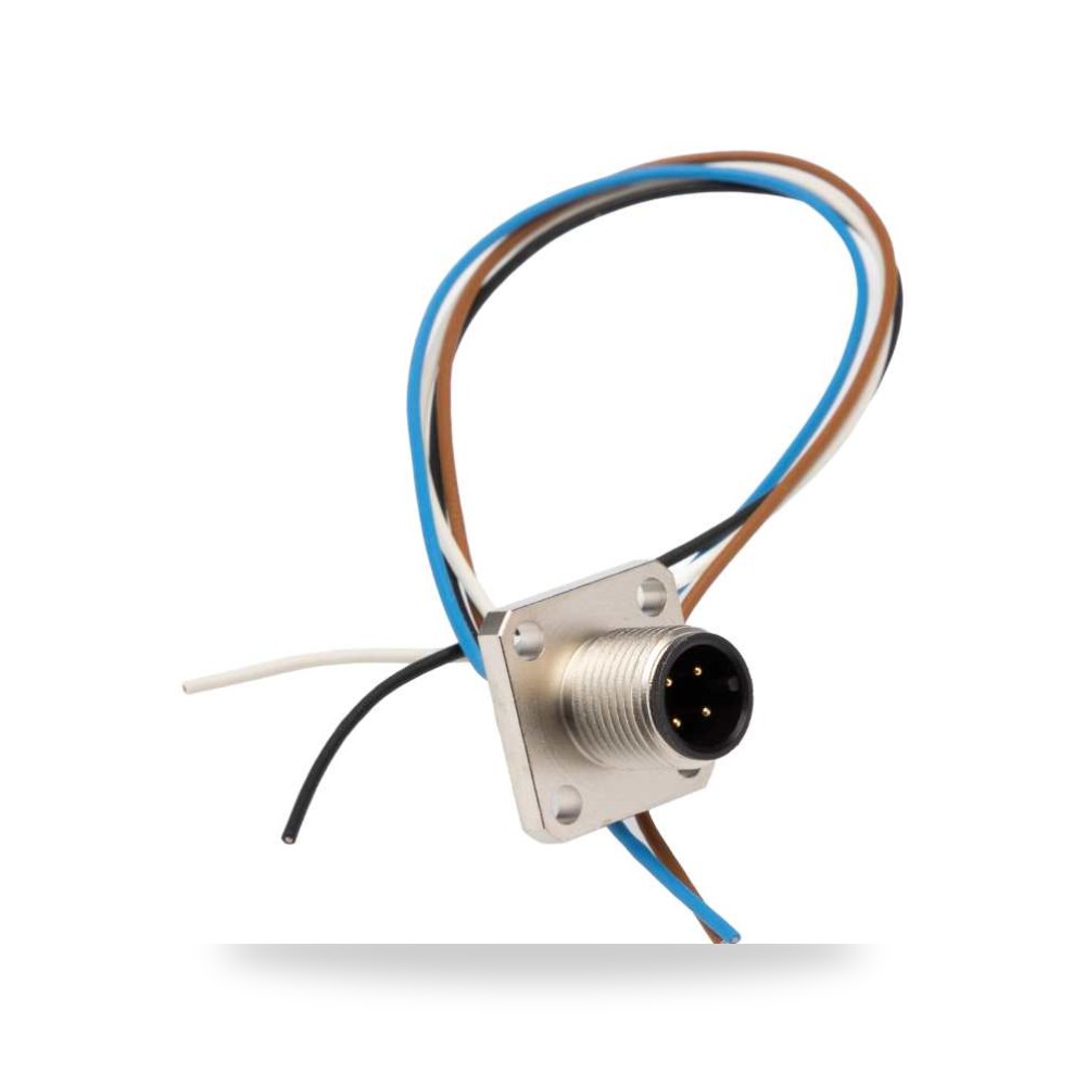 كابل توصيل حساسات ومشغلات M12 4 فئة C A صناعي ريمكو للتوريدات الصناعية (Reemco Industrial)
